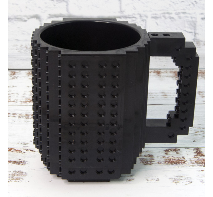 Кухоль Лего конструктор (чорний)