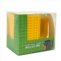 Кружка Лего конструктор (желтая)