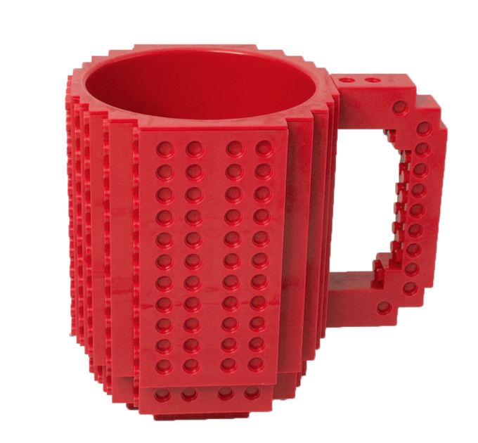 Кружка Лего конструктор (красная)