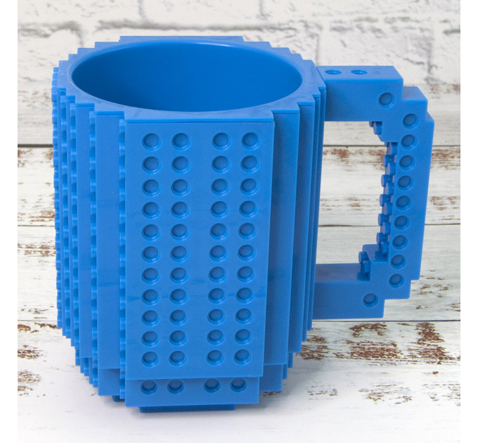 Кружка Лего конструктор (синяя)
