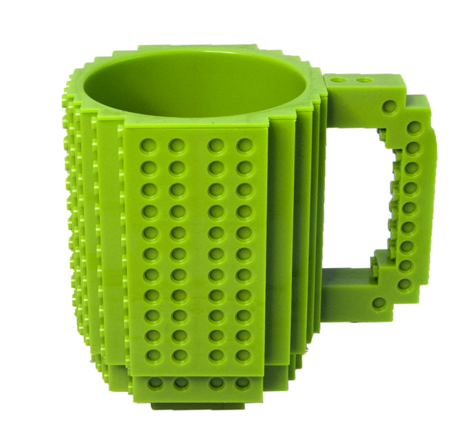 Кружка Лего конструктор (зеленая)