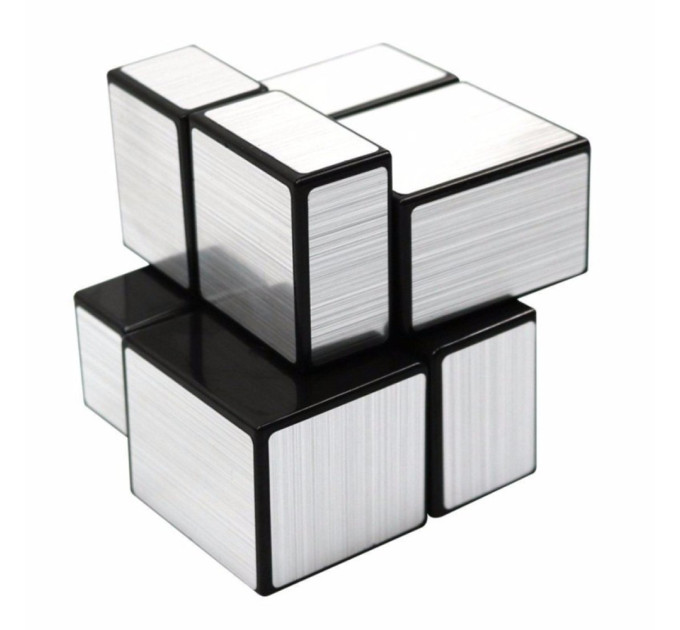 Кубик Рубіка 2х2х2 Дзеркальний (срібло)