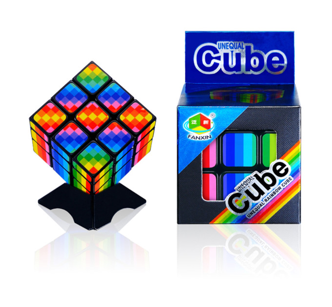 Кубик Рубика 3х3х3 Радужный