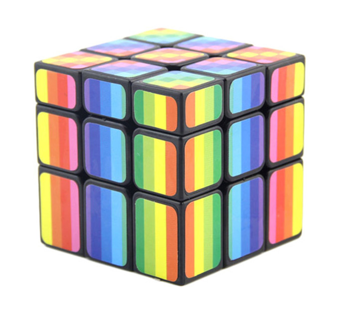 Кубик Рубика 3х3х3 Радужный