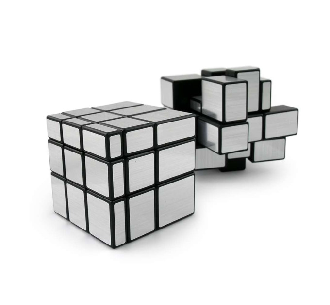 Кубик Рубіка 3х3х3 Дзеркальний (срібло)