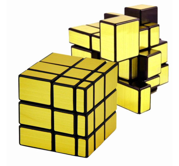 Кубик Рубіка 3х3х3 Дзеркальний (золото)