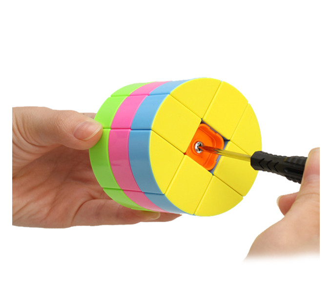 Кубик Рубика Цилиндр без наклеек