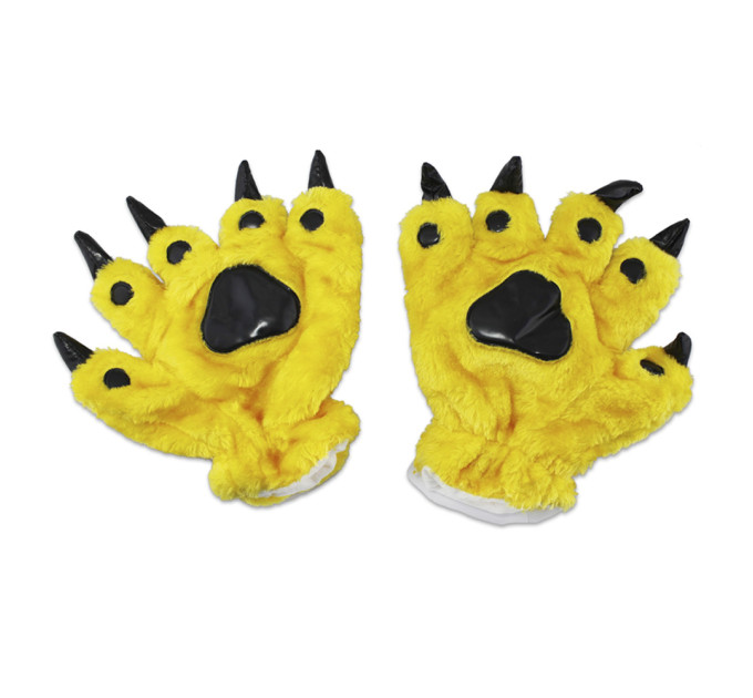 Лапы перчатки Кигуруми (желтые)