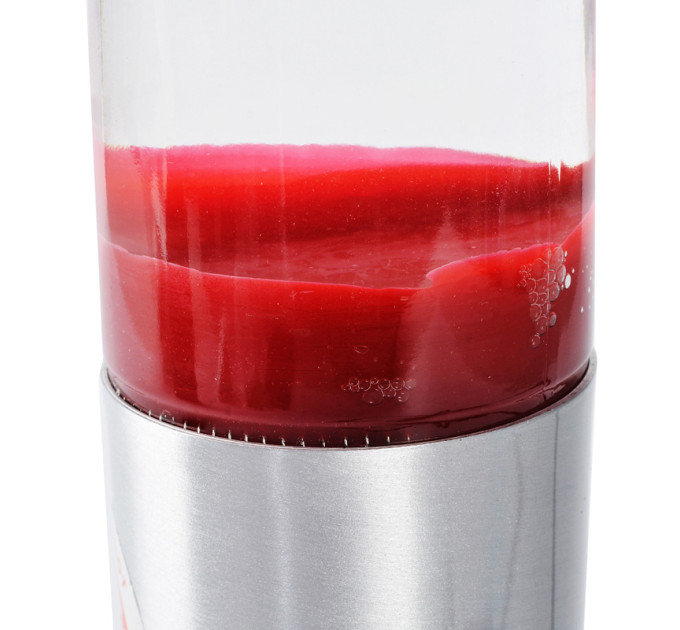 Лава лампа с парафином (40см) красная