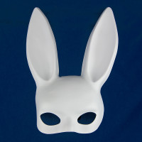 Маска Кролик PlayBoy Light (белая)