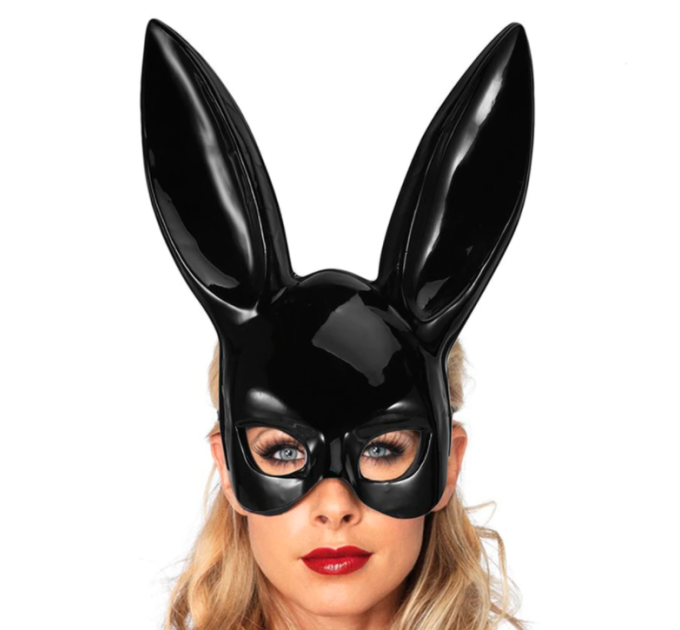 Маска Кролик PlayBoy Lux (черная)