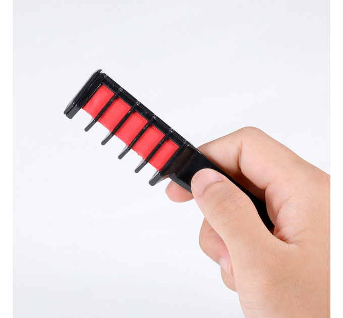 Мелки для волос с расческой набор Hair Chalk (6 шт)