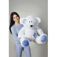 Плюшевый мишка Гриша 100 см (белый)