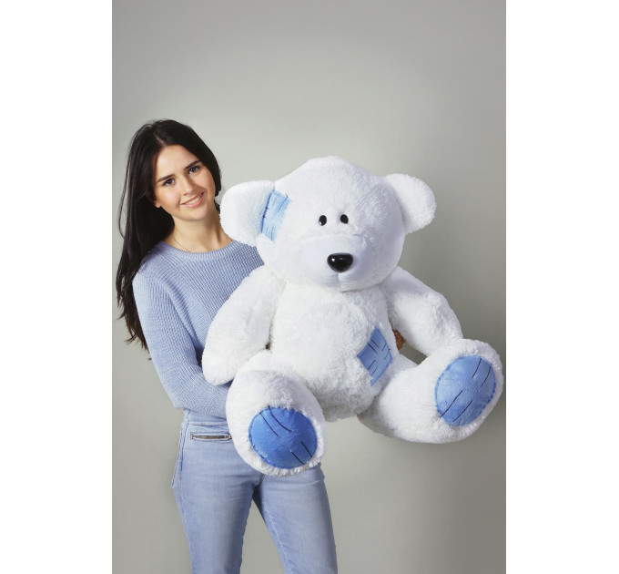 Плюшевый мишка Гриша 100 см (белый)