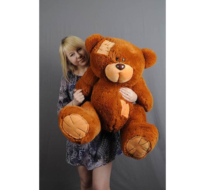 Плюшевый мишка Гриша 100 см (коричневый)