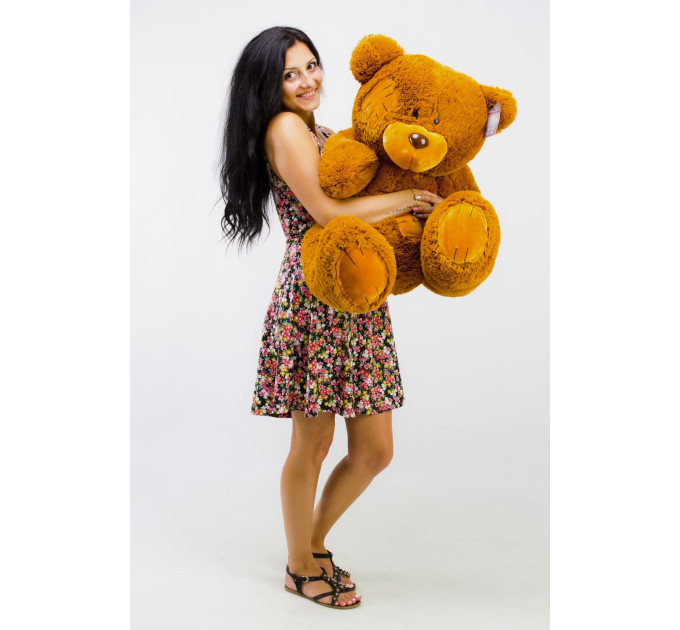 Плюшевый мишка Гриша 100 см (коричневый)