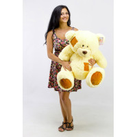 Плюшевый мишка Гриша 100 см (кремовый)