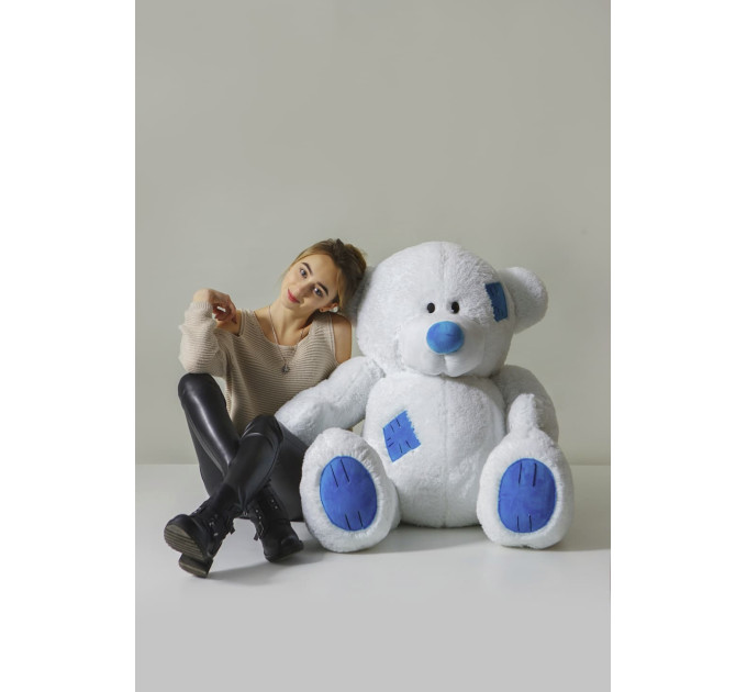 Плюшевий ведмедик Гриша 150 см (білий)