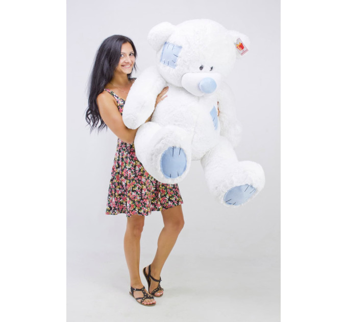 Плюшевий ведмедик Гриша 150 см (білий)