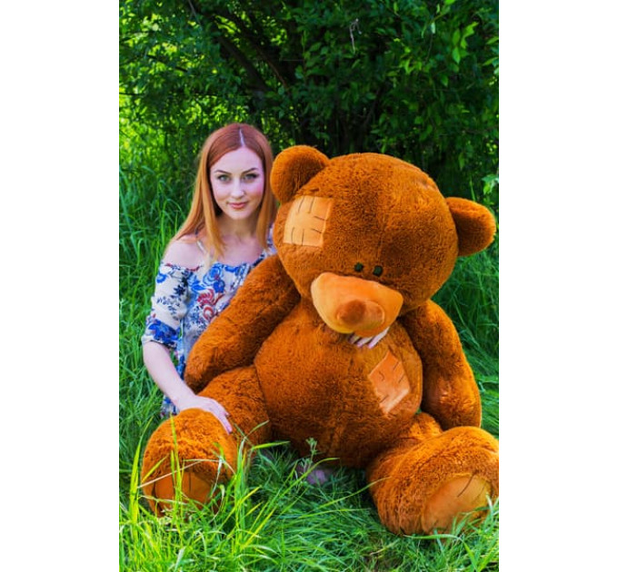 Плюшевый мишка Гриша 150 см (коричневый)