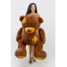 Плюшевий ведмедик Гриша 150 см (шоколадний)