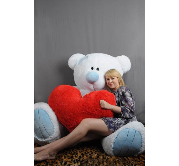 Плюшевий ведмедик Гриша 250 см (білий)