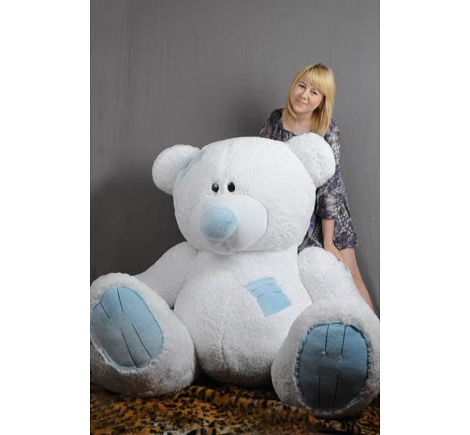 Плюшевий ведмедик Гриша 250 см (білий)