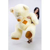 Плюшевый мишка Гриша 250 см (кремовый)