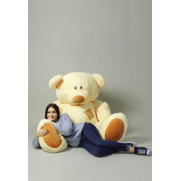 Плюшевый мишка Гриша 250 см (кремовый)