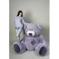 Плюшевый мишка Гриша 250 см (серый)