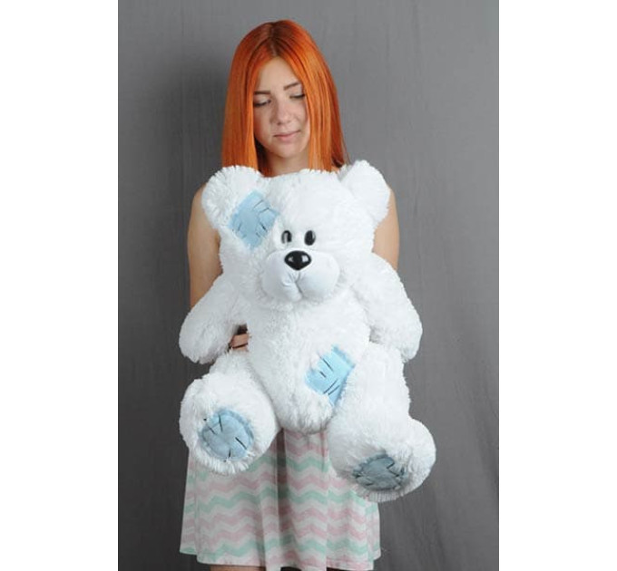 Плюшевый мишка Гриша 50 см (белый)