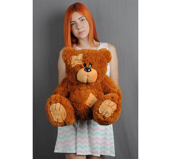 Плюшевый мишка Гриша 50 см (коричневый)