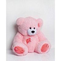 Плюшевый мишка Гриша 50 см (розовый)