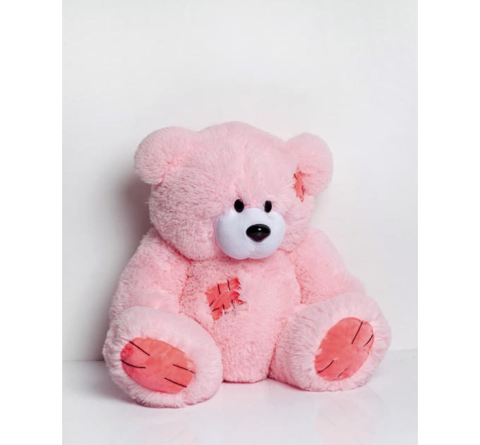 Плюшевый мишка Гриша 50 см (розовый)