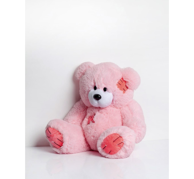 Плюшевый мишка Гриша 50 см (розовый)