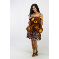 Плюшевый мишка Гриша 50 см (шоколадный)