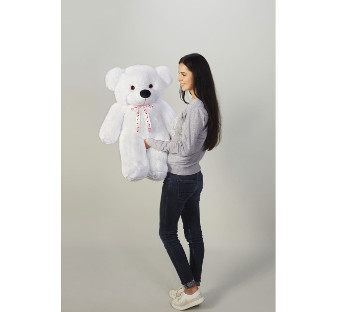 Плюшевый мишка Нестор 100 см (белый)