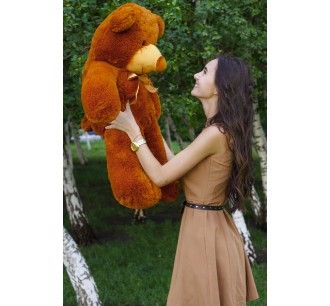 Плюшевый мишка Нестор 100 см (коричневый)