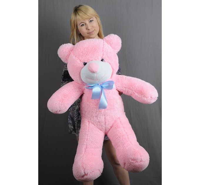Плюшевый мишка Нестор 100 см (розовый)