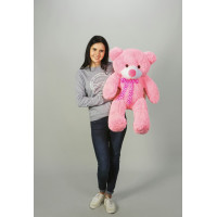 Плюшевый мишка Нестор 100 см (розовый)