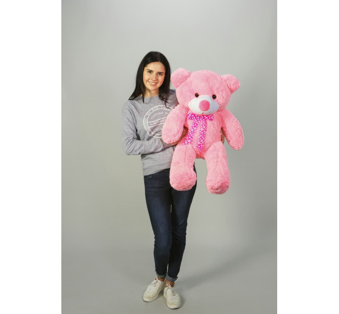 Плюшевый мишка Нестор 100 см (розовый)