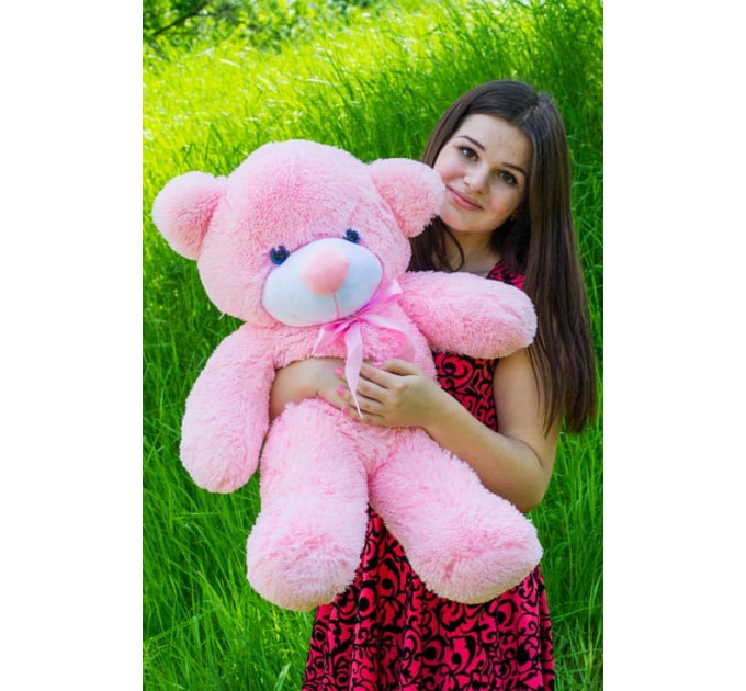 Плюшевый мишка Нестор 100 см (розовый)