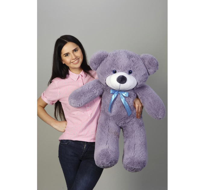 Плюшевый мишка Нестор 100 см (серый)