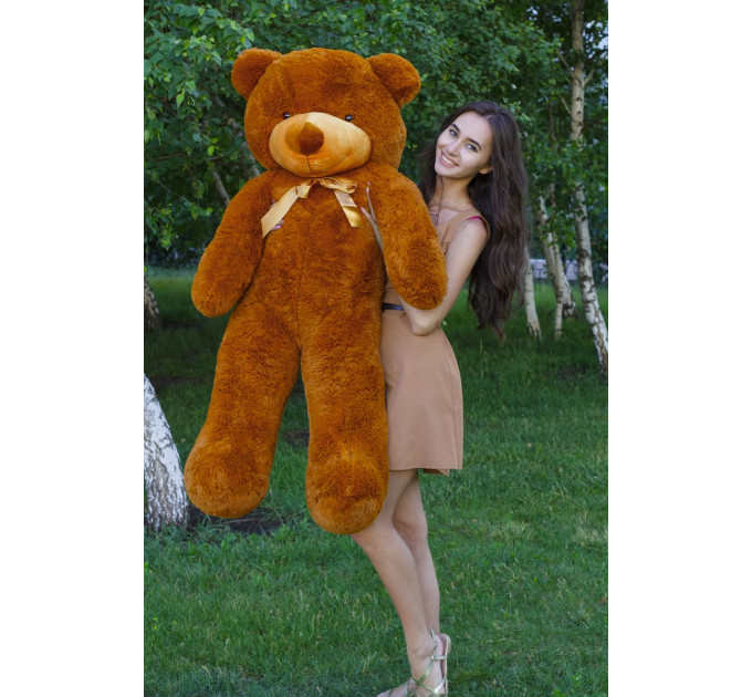 Плюшевий ведмедик Нестор 140 см (коричневий)