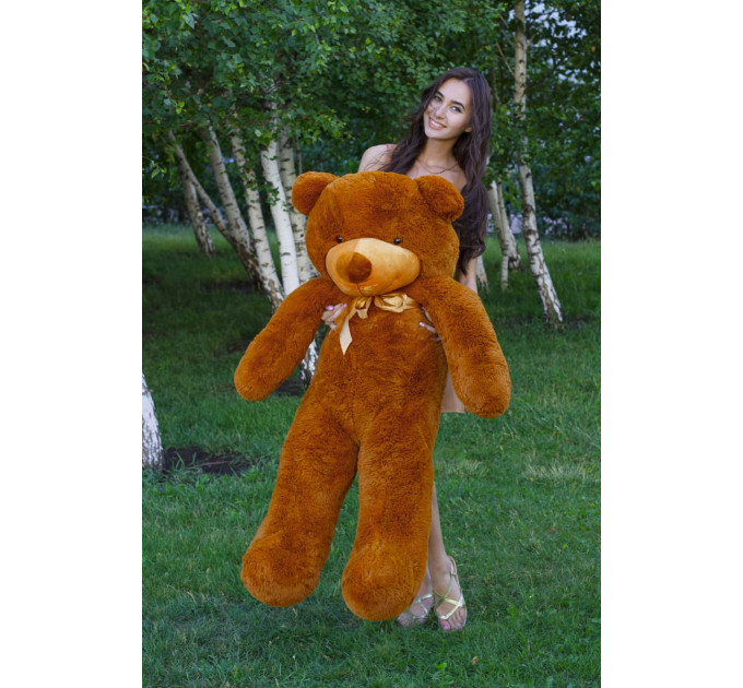 Плюшевий ведмедик Нестор 140 см (коричневий)