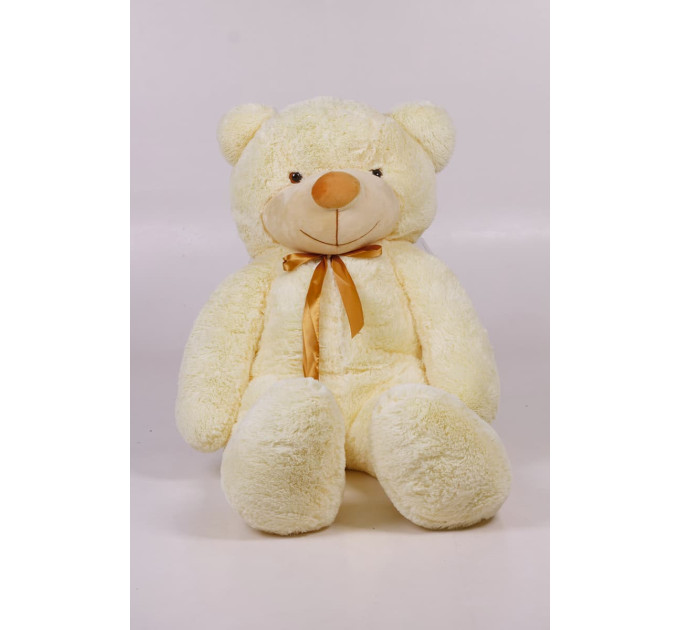 Плюшевый мишка Нестор 140 см (кремовый)