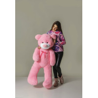 Плюшевий ведмедик Нестор 140 см (рожевий)