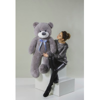 Плюшевый мишка Нестор 140 см (серый)