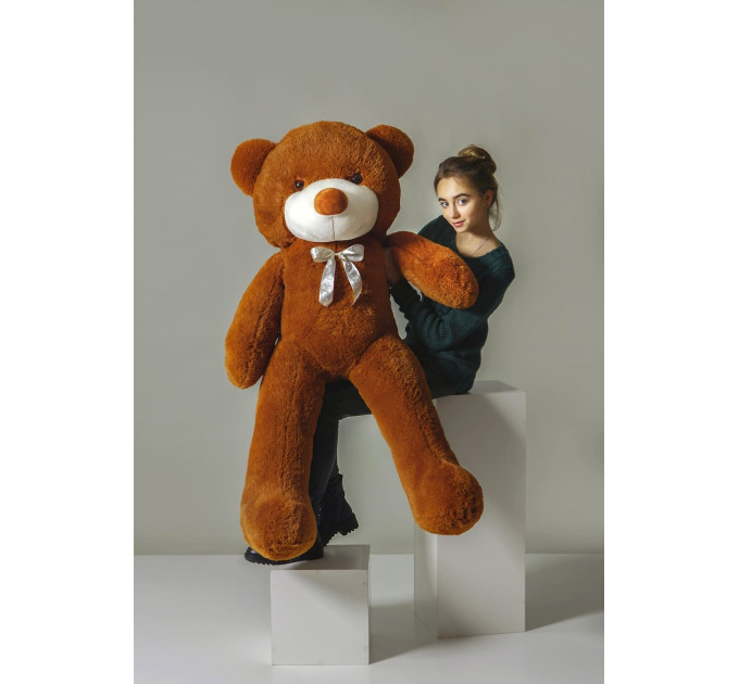 Плюшевый мишка Нестор 160 см (коричневый)