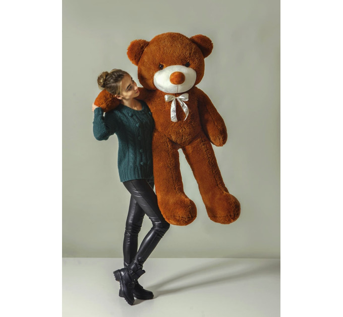 Плюшевый мишка Нестор 160 см (коричневый)